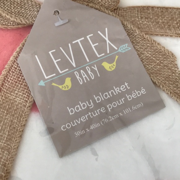Levtex Elephant Plush Baby Blanket - Picture 2 of 5